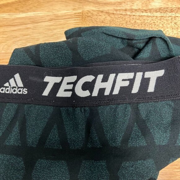 Adidas Womens Multicolor Techfit Elastic Waist Pull On Activewear Tights Size M - Picture 8 of 10